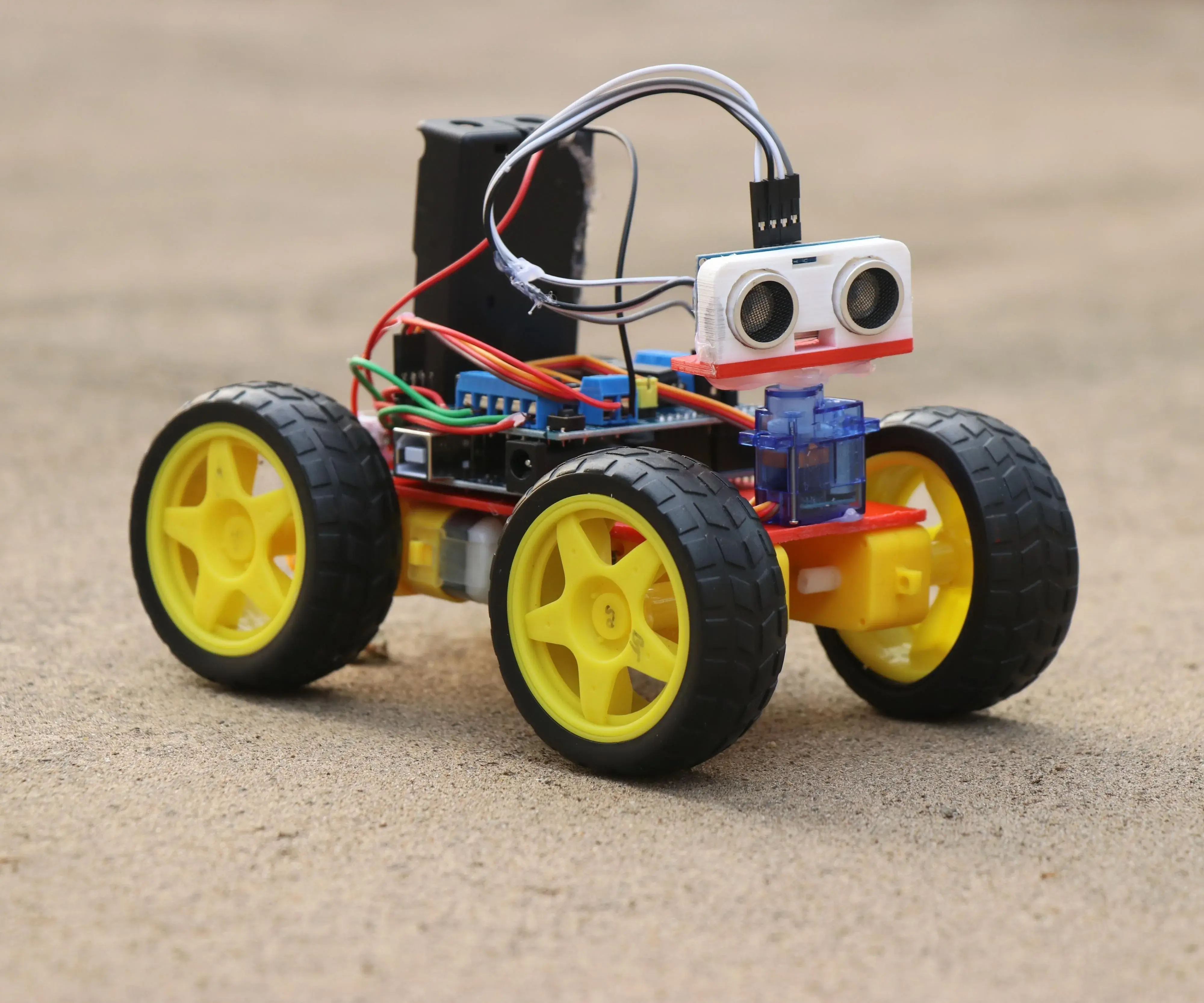 smart object avoiding car